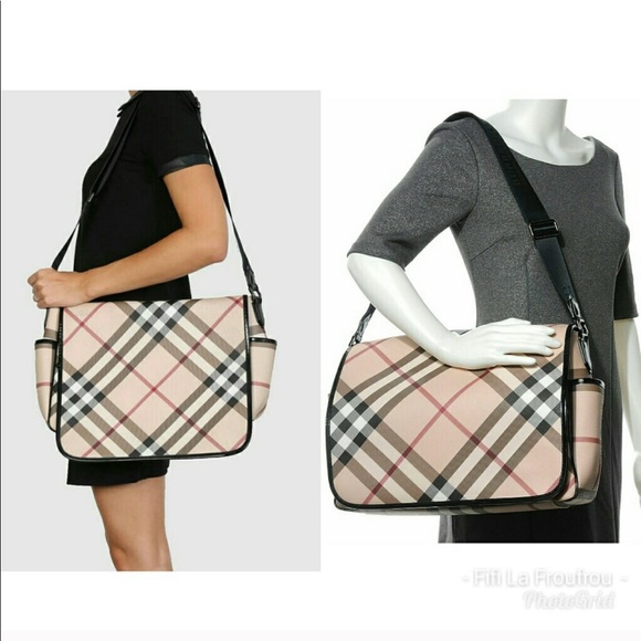 Authentic Burberry messenger crossbody bag - Picture 6 of 8